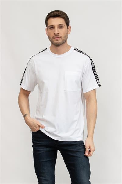 Versace Jeans Couture Erkek Bisiklet Yaka T-Shirt