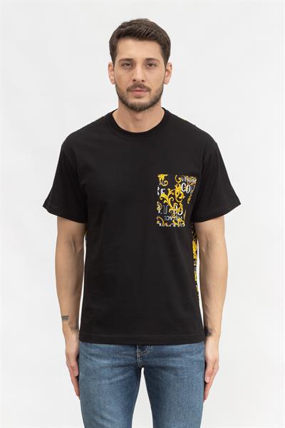 Versace Jeans Couture Erkek Bisiklet Yaka T-Shirt