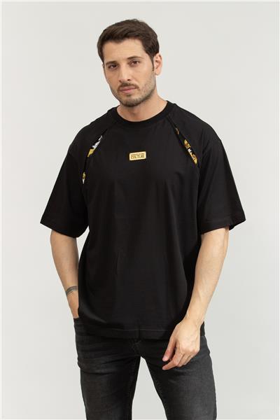 Versace Jeans Couture Erkek Bisiklet Yaka T-Shirt