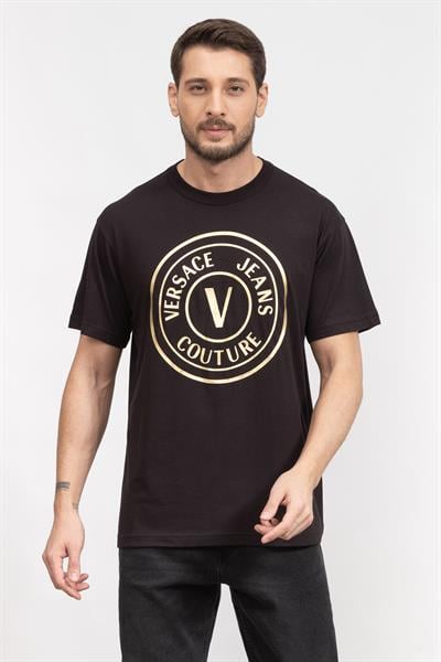 Versace Jeans Couture Erkek Bisiklet Yaka T-Shirt