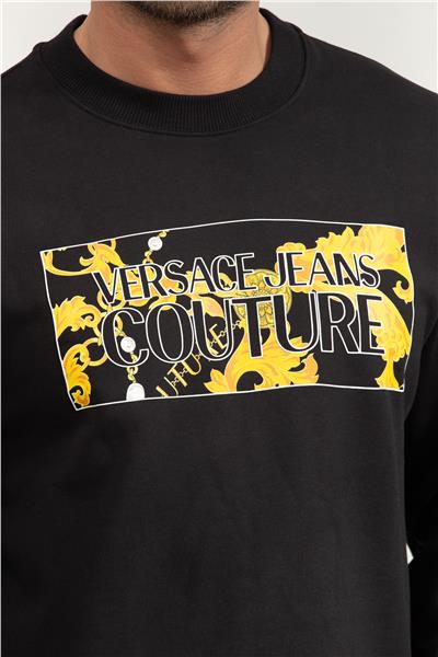 Versace Jeans Couture Erkek Bisiklet Yaka Sweatshirt