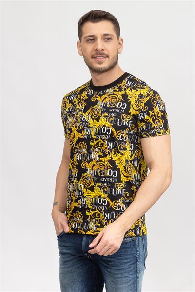 Versace Jeans Couture Erkek Bisiklet Yaka T-Shirt