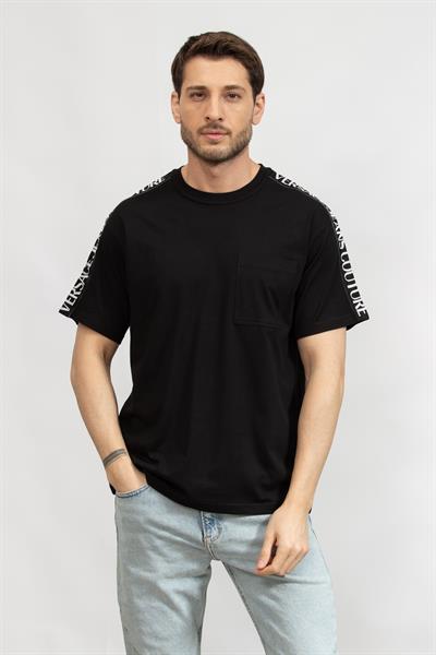 Versace Jeans Couture Erkek Bisiklet Yaka T-Shirt