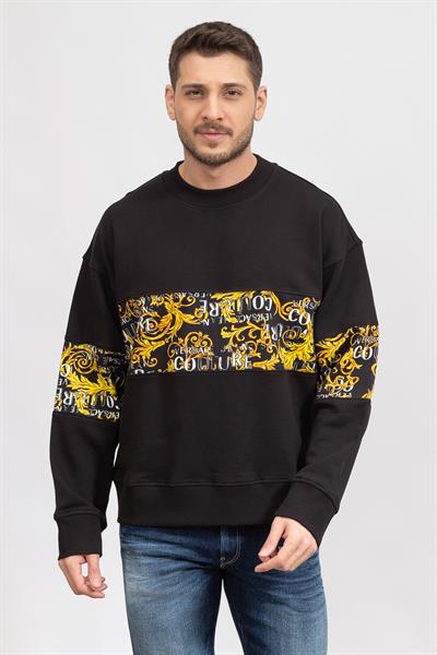 Versace Jeans Couture Erkek Bisiklet Yaka Sweatshirt