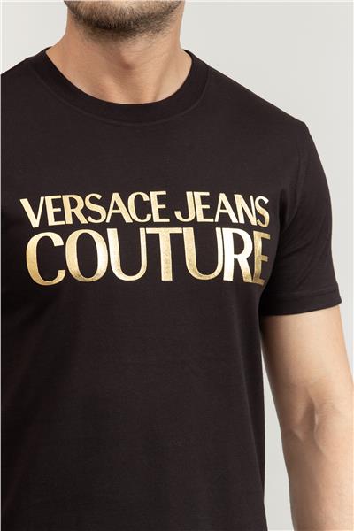 Versace Jeans Couture Erkek Bisiklet Yaka T-Shirt