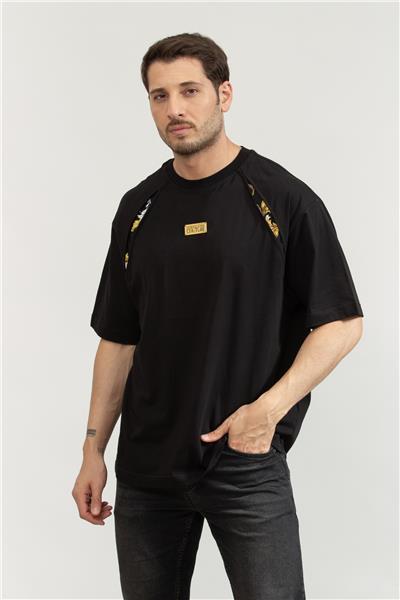 Versace Jeans Couture Erkek Bisiklet Yaka T-Shirt