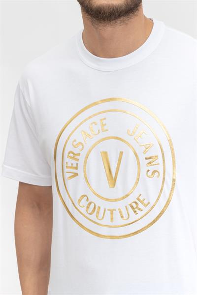 Versace Jeans Couture Erkek Bisiklet Yaka T-Shirt
