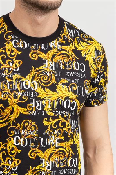 Versace Jeans Couture Erkek Bisiklet Yaka T-Shirt