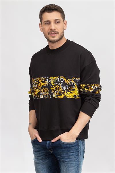 Versace Jeans Couture Erkek Bisiklet Yaka Sweatshirt