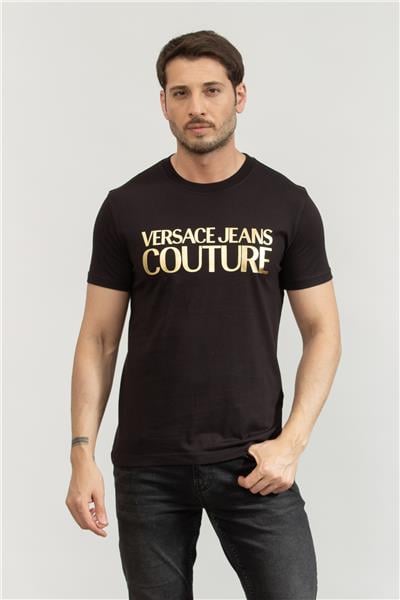 Versace Jeans Couture Erkek Bisiklet Yaka T-Shirt