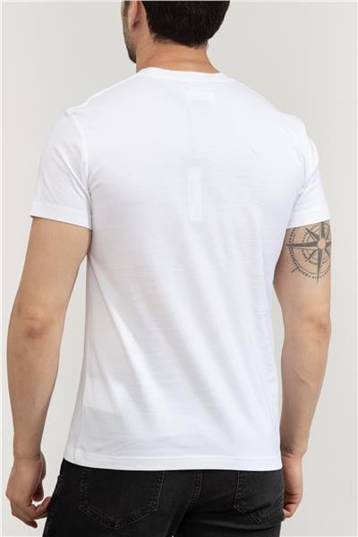 Versace Jeans Couture Erkek Bisiklet Yaka T-Shirt