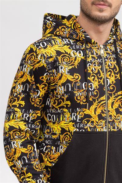 Versace Jeans Couture Erkek Fermuarlı Sweatshirt