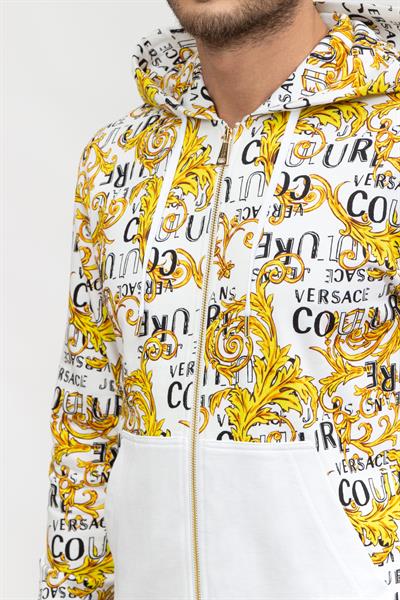 Versace Jeans Couture Erkek Fermuarlı Sweatshirt