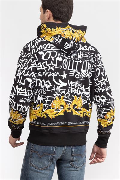 Versace Jeans Couture Erkek Fermuarlı Sweatshirt