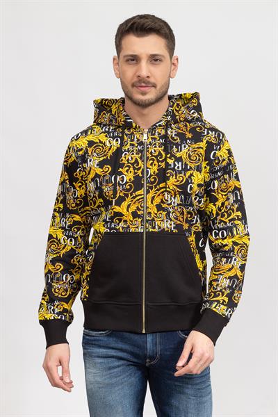 Versace Jeans Couture Erkek Fermuarlı Sweatshirt