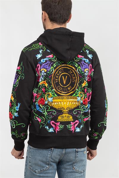 Versace Jeans Couture Erkek Fermuarlı Sweatshirt