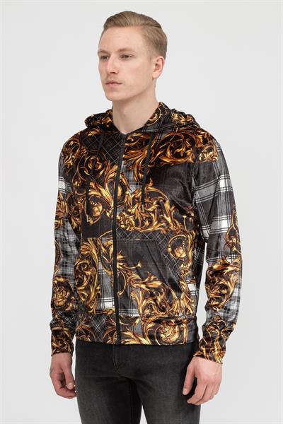 Versace Jeans Couture Erkek Fermuarlı Sweatshirt