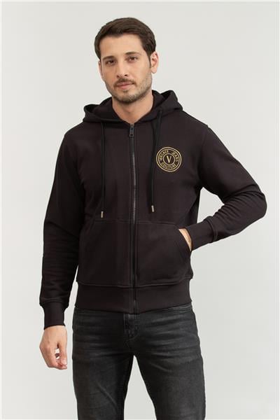 Versace Jeans Couture Erkek Fermuarlı Sweatshirt