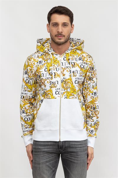 Versace Jeans Couture Erkek Fermuarlı Sweatshirt