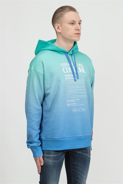 Versace Jeans Couture Erkek Kapüşonlu Sweatshirt