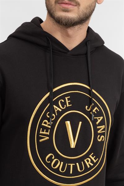 Versace Jeans Couture Erkek Kapüşonlu Sweatshirt