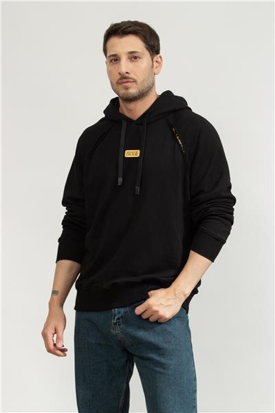 Versace Jeans Couture Erkek Kapüşonlu Sweatshirt