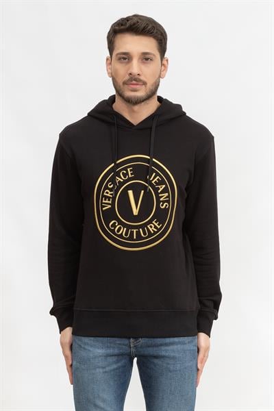Versace Jeans Couture Erkek Kapüşonlu Sweatshirt