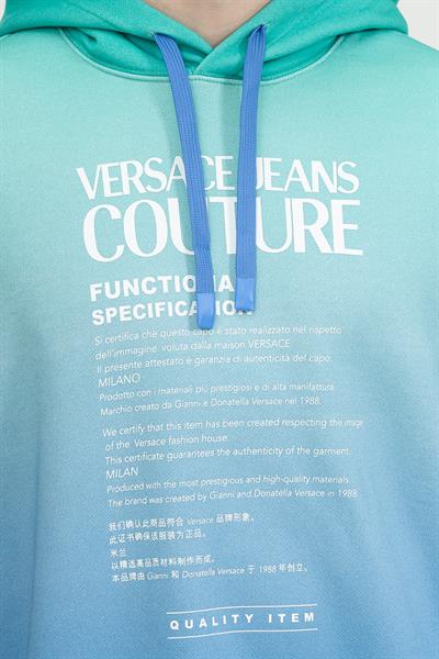 Versace Jeans Couture Erkek Kapüşonlu Sweatshirt