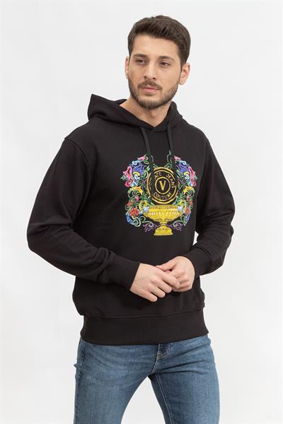 Versace Jeans Couture Erkek Kapüşonlu Sweatshirt