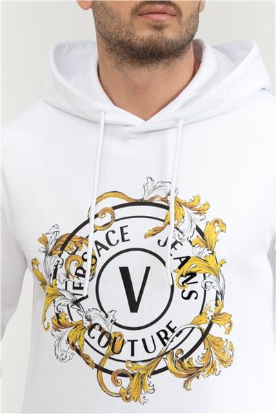 Versace Jeans Couture Erkek Kapüşonlu Sweatshirt