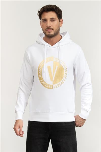 Versace Jeans Couture Erkek Kapüşonlu Sweatshirt