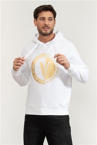 Versace Jeans Couture Erkek Kapüşonlu Sweatshirt