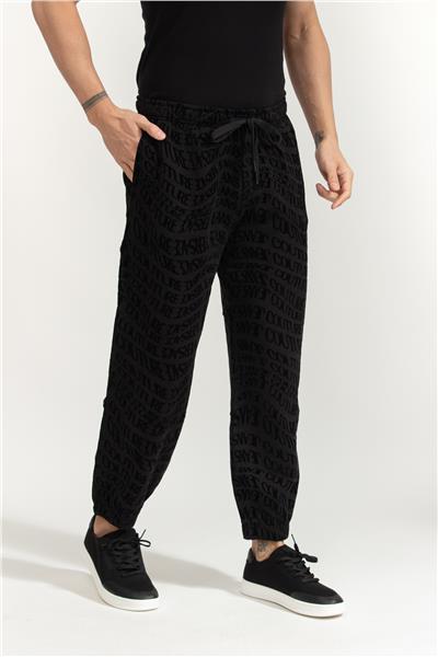 Versace Jeans Couture Fleece Flock Liquify Erkek Eşofman Altı