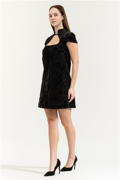 Versace Jeans Couture Flock Barocco Kadın Elbise