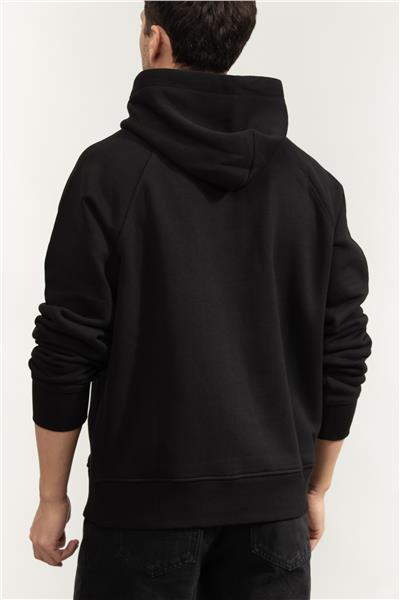 Versace Jeans Couture Heavy Fleece Not Brushed Erkek Kapüşonlu Sweatshirt