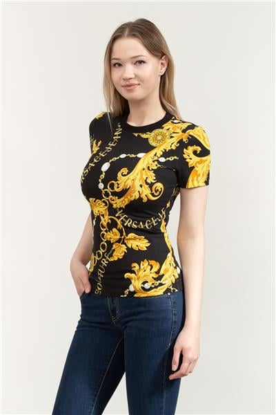 Versace Jeans Couture Kadın Bisiklet Yaka T-Shirt