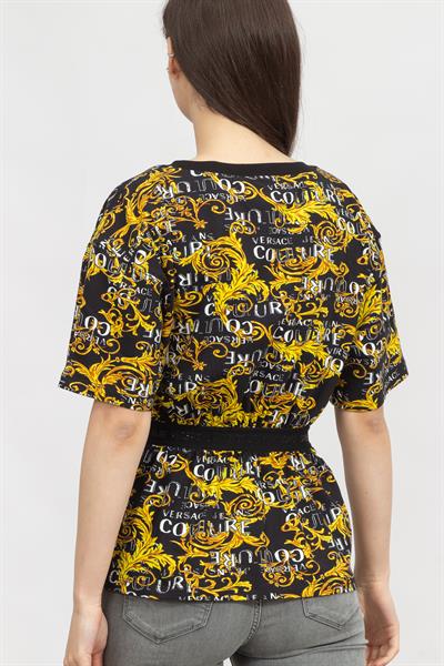 Versace Jeans Couture Kadın Bisiklet Yaka T-Shirt