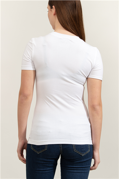 Versace Jeans Couture Kadın Bisiklet Yaka T-Shirt