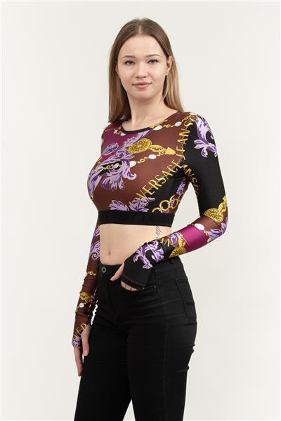 Versace Jeans Couture Kadın Bisiklet Yaka T-Shirt