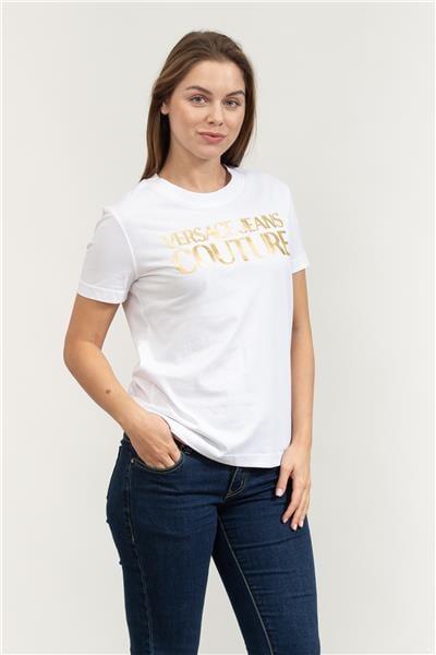 Versace Jeans Couture Kadın Bisiklet Yaka T-Shirt