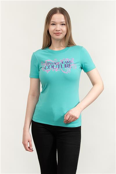 Versace Jeans Couture Kadın Bisiklet Yaka T-Shirt