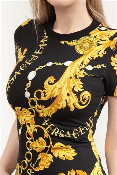 Versace Jeans Couture Kadın Bisiklet Yaka T-Shirt