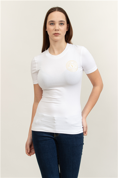 Versace Jeans Couture Kadın Bisiklet Yaka T-Shirt