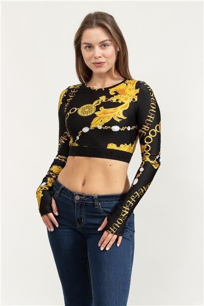 Versace Jeans Couture Kadın Bisiklet Yaka T-Shirt