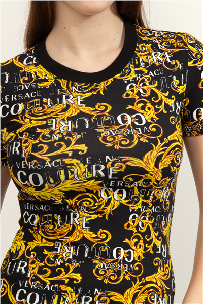 Versace Jeans Couture Kadın Bisiklet Yaka T-Shirt