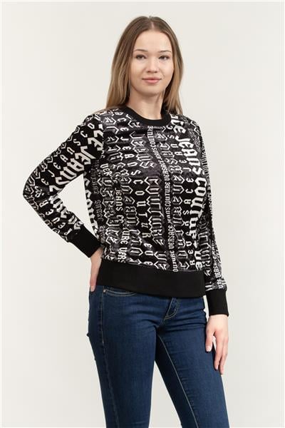 Versace Jeans Couture Kadın Bisiklet Yaka Sweatshirt