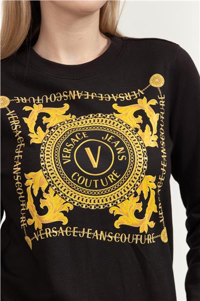 Versace Jeans Couture Kadın Bisiklet Yaka Sweatshirt