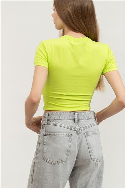 Versace Jeans Couture Kadın Bisiklet Yaka T-Shirt