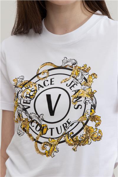 Versace Jeans Couture Kadın Bisiklet Yaka T-Shirt
