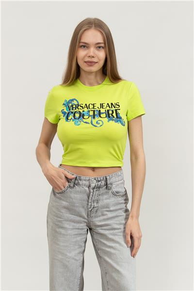 Versace Jeans Couture Kadın Bisiklet Yaka T-Shirt